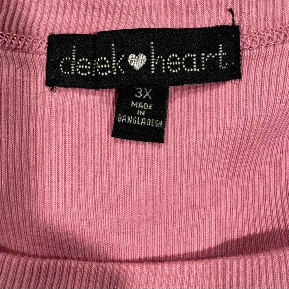 Derek Heart Ribbed Tank Top - Picture 6 of 7